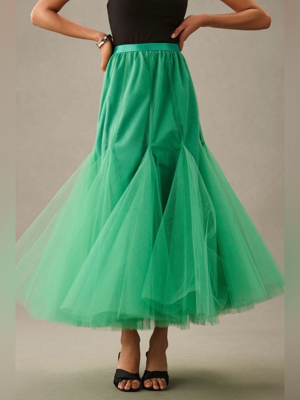 Hutch (Anthropologie) Greene Tulle Mermaid Skirt - Size S - NWT - Picture 9 of 9